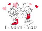 Mickey Minnie I love you